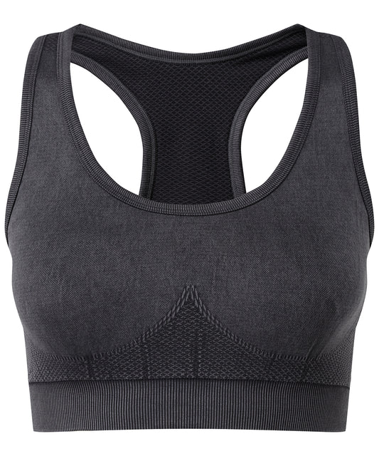Tridri® seamless 3D fit" multi-sport sculpt bra top denim"