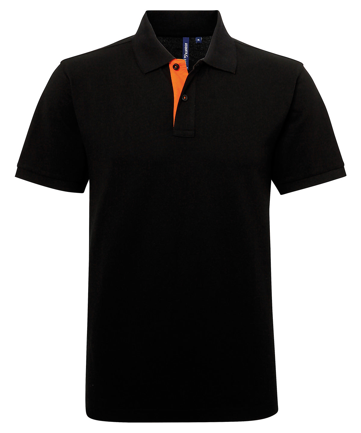 Asquith & Fox Men'S Classic Fit Contrast Polo