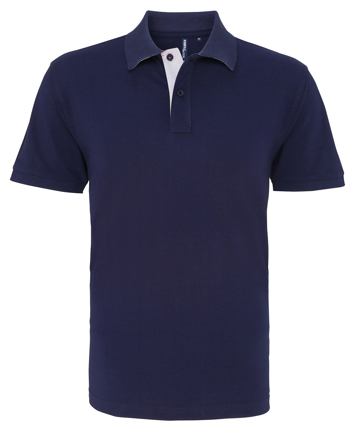 Asquith & Fox Men'S Classic Fit Contrast Polo