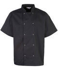 Premier Studded Front Short Sleeve Chef'S Jacket