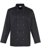 Premier Studded Front Long Sleeve Chef'S Jacket