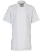 Premier Women'S Short Sleeve Chef'S Jacket