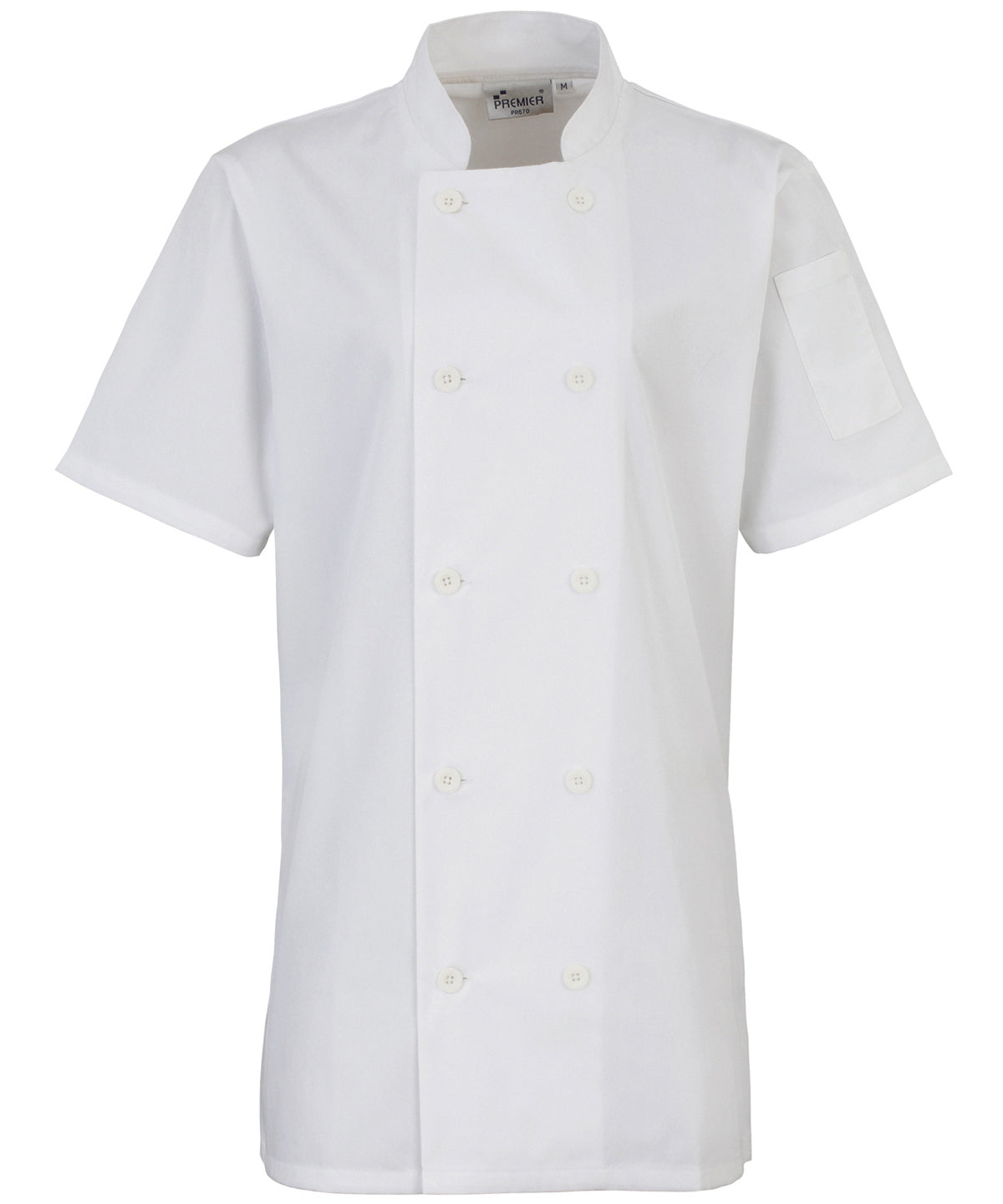 Premier Women'S Short Sleeve Chef'S Jacket