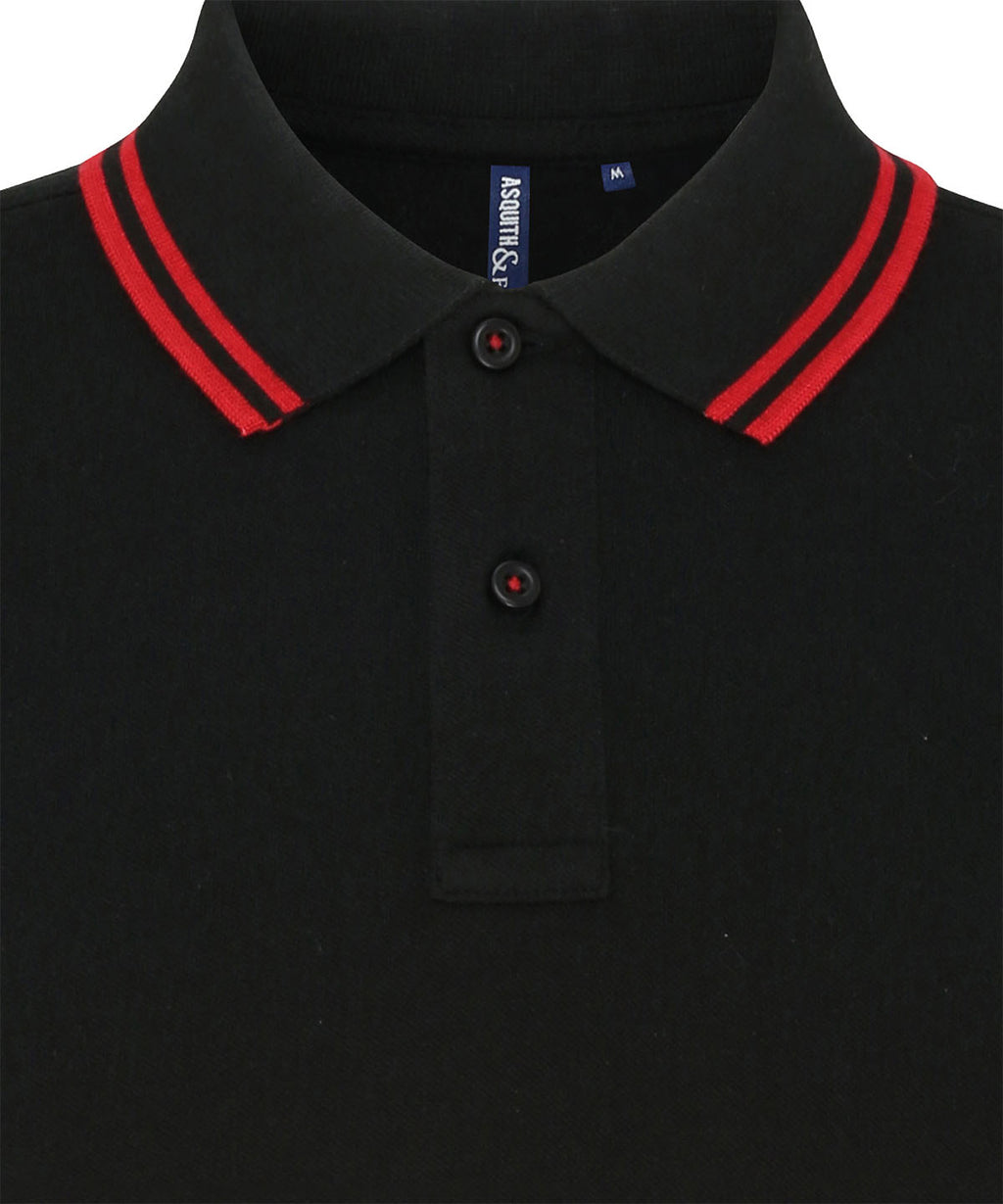 Asquith & Fox Women'S Classic Fit Tipped Polo