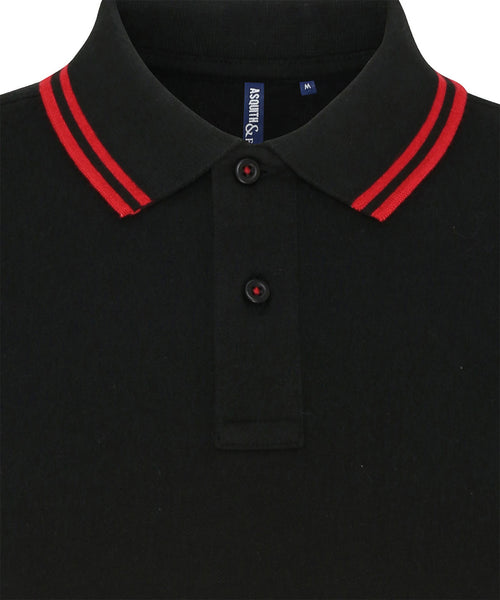 Asquith & Fox Women'S Classic Fit Tipped Polo