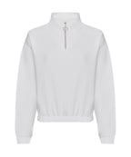 Awdis Just Hoods Women'S Cropped ¼-Zip Sweat