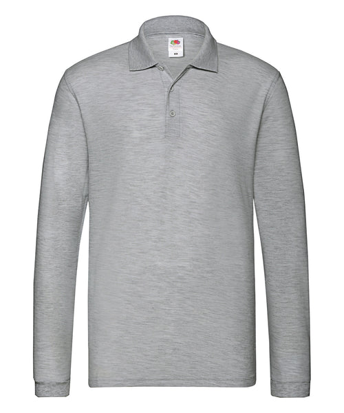 Fruit Of The Loom Premium Long Sleeve Polo