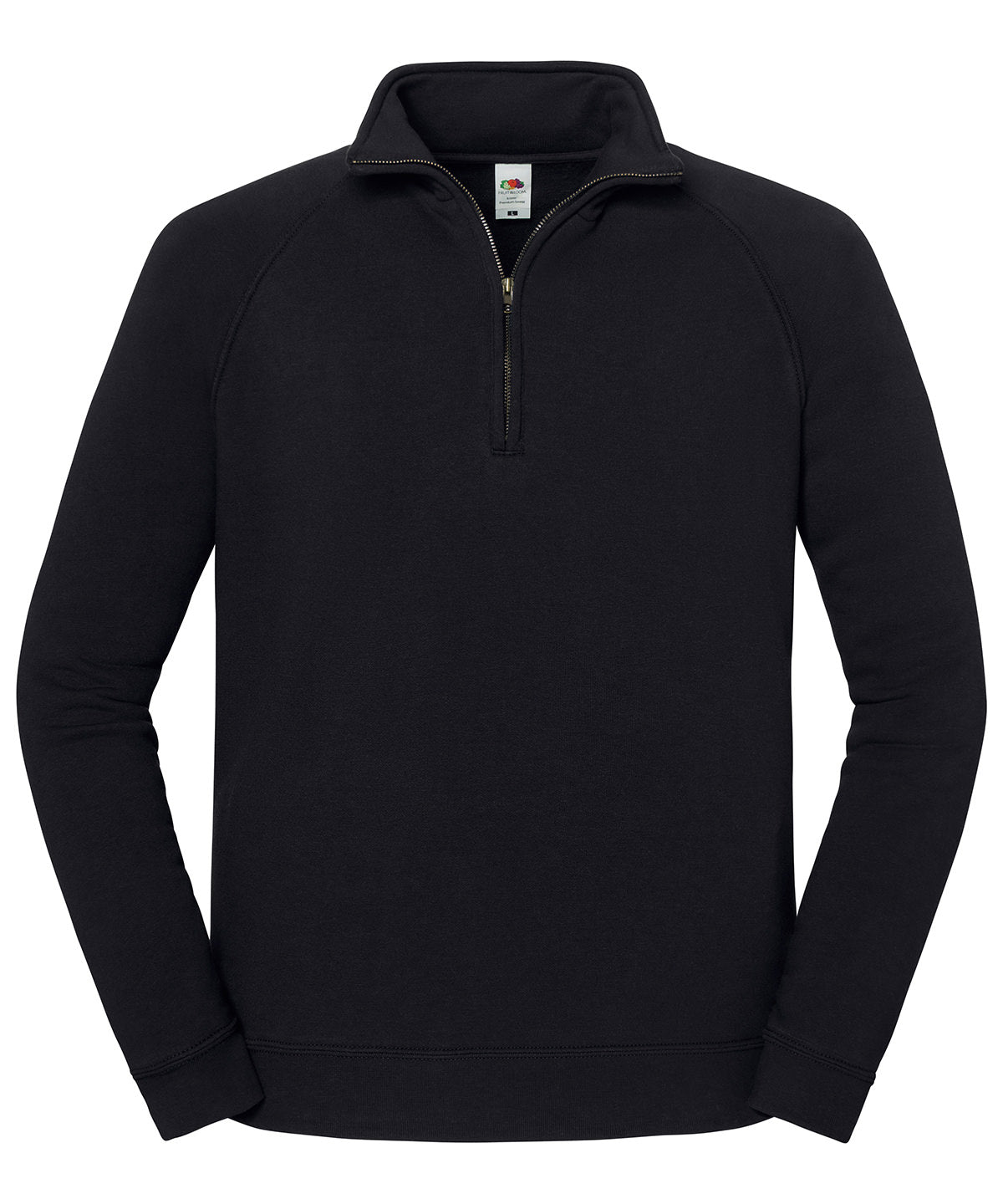 Fruit Of The Loom Iconic Premium Zip-Neck Sweat