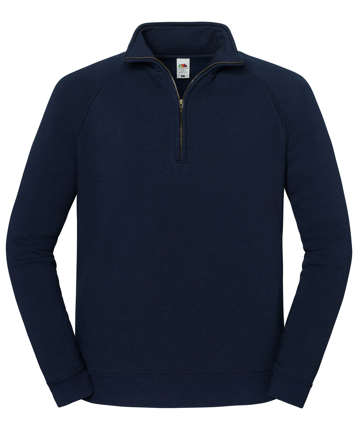 Fruit Of The Loom Iconic Premium Zip-Neck Sweat