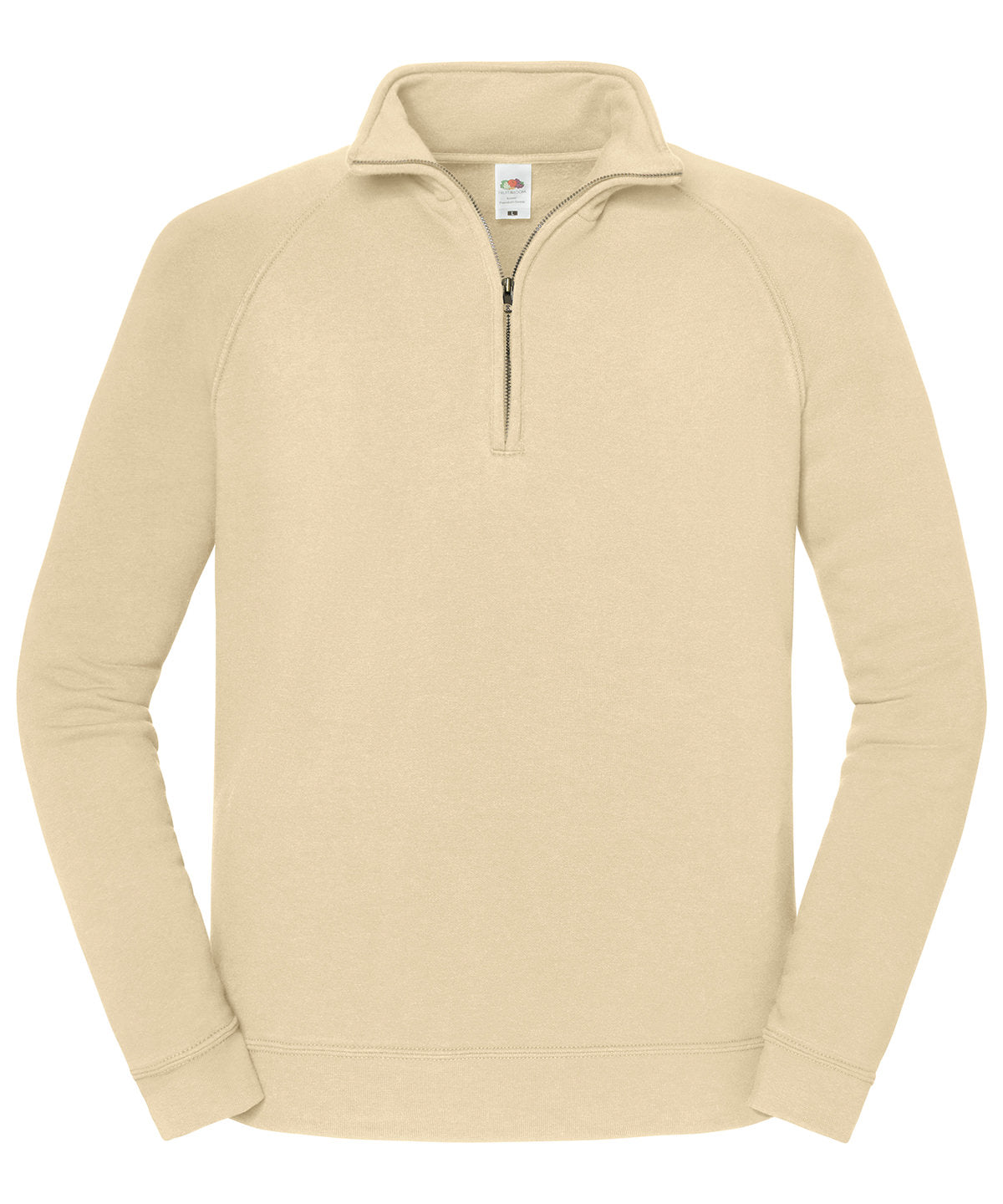 Fruit Of The Loom Iconic Premium Zip-Neck Sweat