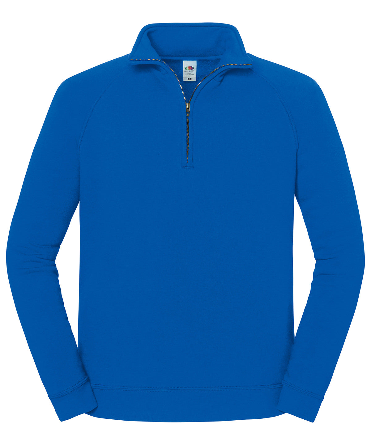 Fruit Of The Loom Iconic Premium Zip-Neck Sweat