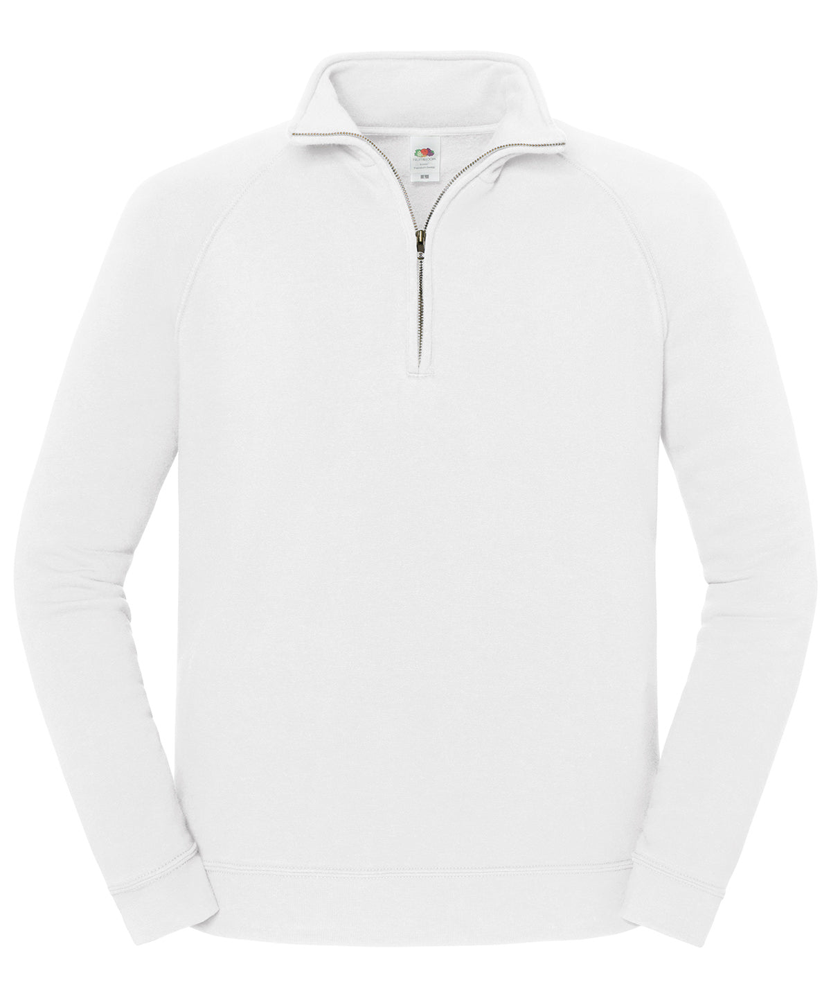 Fruit Of The Loom Iconic Premium Zip-Neck Sweat