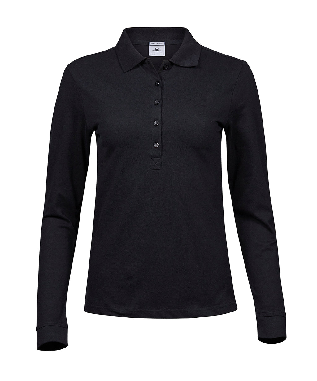 Tee Jays Women’S Luxury Stretch Long Sleeve Polo (146)