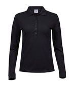 Tee Jays Women’S Luxury Stretch Long Sleeve Polo (146)