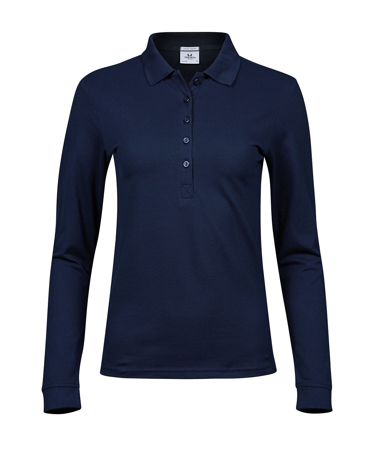Tee Jays Women’S Luxury Stretch Long Sleeve Polo (146)